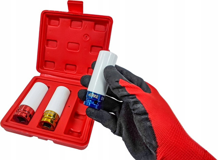 VERKE V86100 NASADKI UDAROWE ½ DO FELG ALUMINIOWYCH KÓŁ ZESTAW 17 19 21mm