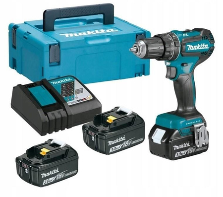 MAKITA DHP485 Wkrętarka + DGA504 Szlifierka 3 x AKU