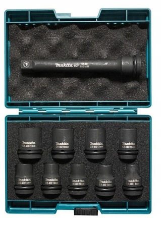 MAKITA DTW285RTJX KLUCZ UDAROWY 1/2 280Nm + 9 NASADEK + 2x5,0Ah