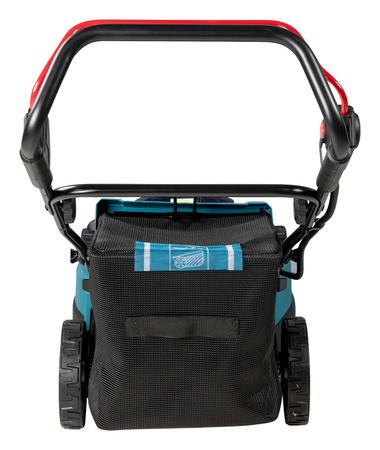 MAKITA DLM480CT2 AKUMULATOROWA KOSIARKA LXT® 2×18V • 480 MM • KOSZ 62 L