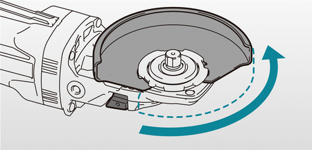 MAKITA GA055GZ01 SZLIFIERKA KĄTOWA XGT 40V Max • 125 mm • 3000-9000 obr./min