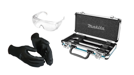 MAKITA HR2630 Młotowiertarka 2,4J SDS-PLUS 800W SDS+ dłuta d-42357 + rękawice + gogle