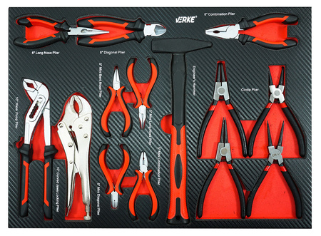 VERKE V33109 SZAFKA NARZĘDZIOWA 7 SZUFLAD+ 306 NARZĘDZI