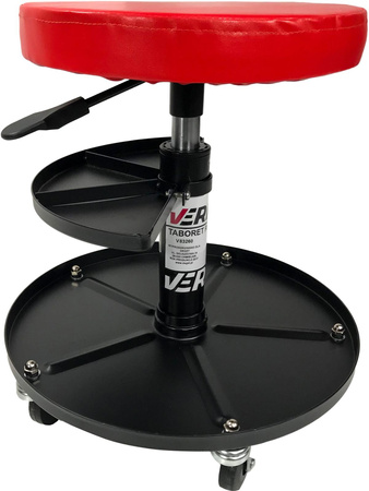 VERKE V83260 TABORET STOŁEK ROBOCZY SIEDZISKO OBROT KÓŁKA