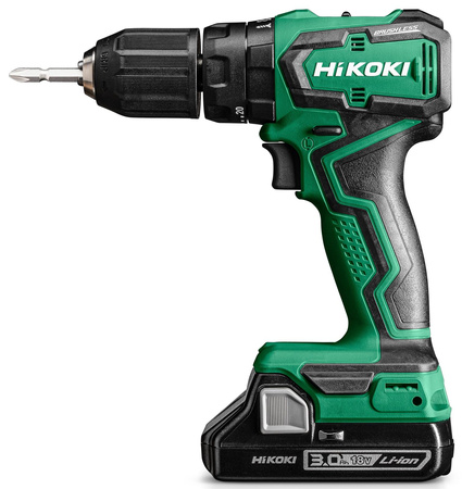 HiKOKI DV18DD WKRĘTARKA UDAR 18V + 2x3,0Ah WALIZKA