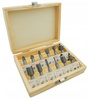 VERKE V05068 FREZY KSZTAŁTOWE DO DREWNA 8mm ZESTAW 12 SZT