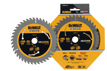 DEWALT DT99561 PIŁA TARCZOWA XR EXTREME RUNTIME – 165 MM • 42 ZĘBY • DO DREWNA Z GWOŹDZIAMI