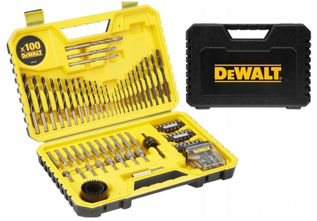 BOSCH GSR 18V-50 WKRĘTARKA AKU 18V 2x2Ah + DEWALT 100 SZT