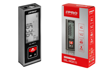 PRO DL-40ES DALMIERZ LASEROWY Z DUŻYM WYŚWIETLACZEM 40 M ±2 MM