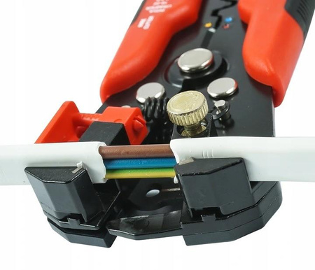 VERKE V06420 SZCZYPCE DO ŚCIĄGANIA IZOLACJI ZACISKARKA DO KABLI