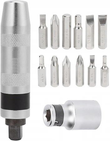 VERKE V86449 WKRĘTAK UDAROWY 1/2 DO POBIJANIA 13 BITÓW ZESTAW