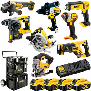 DeWALT DCK854P4 Zestaw Narzędzi aku 8 elementów