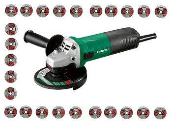 HIKOKI G13SR4 Szlifierka kątowa 125mm 730W + TARCZE 25szt