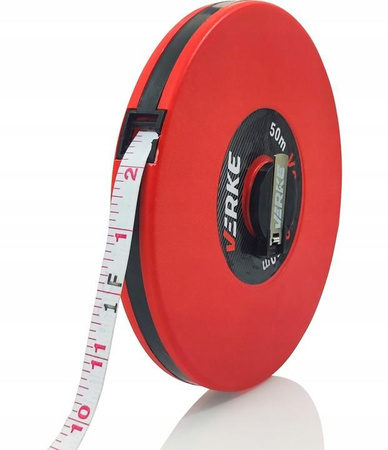 VERKE MIARA TAŚMA MIERNICZA ZWIJANA MIARKA 50M V06109