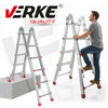 VERKE V87100 DRABINA WIELOFUNKCYJNA PRZEGUBOWA SKŁADANA ALUMINIOWA MOCNA 150KG 4x4