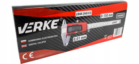 VERKE V86002 SUWMIARKA METALOWA CYFROWA LCD 150MM