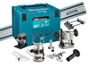 MAKITA RT0702CX2J FREZARKO-WYCINARKA 710W MAKPAC + ADAPTER + SZYNA 1,5M