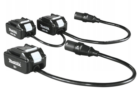 MAKITA PDC01 191A59-5 PRZENOŚNA JEDNOSTKA ZASILAJĄCA PLECAK ZASILAJĄCY NA AKUMULATORY LI-ION + 2 ADAPTERY 18V I 2X18V