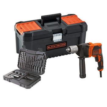 BLACK DECKER BEH850KA32 WIERTARKA UDAR 850W + OSPRZĘT 32szt