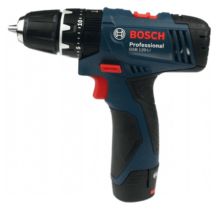 BOSCH GSB 120-Li WKRĘTARKA UDAROWA 12V 30Nm +2x2,0Ah