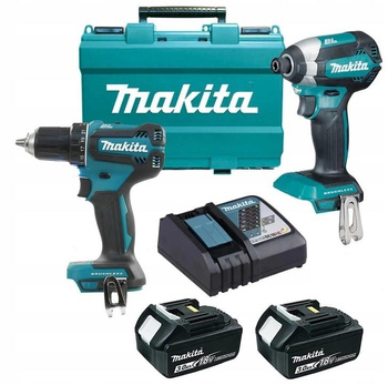 MAKITA DLX2289 2x Wkrętarka DDF485 + DTD153 18V 2 aku