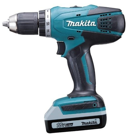 MAKITA DF457DWE Wkrętarka 18V +Osprzęt VERKE 246 el