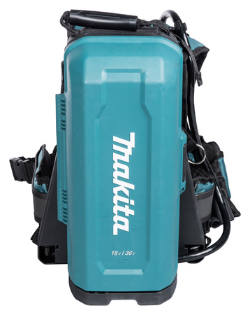 MAKITA PDC01 191A59-5 PRZENOŚNA JEDNOSTKA ZASILAJĄCA PLECAK ZASILAJĄCY NA AKUMULATORY LI-ION + 2 ADAPTERY 18V I 2X18V