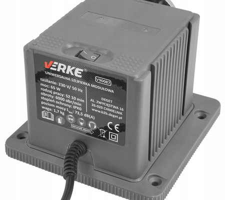 VERKE V90087 OSTRZAŁKA UNIWERSALNA MODUŁOWA 65W