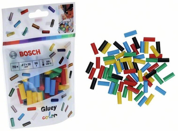 BOSCH KLEJ DO PISTOLETU 7x20 WIELE KOLORÓW 70 SZT