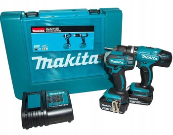 MAKITA DLX2142S COMBO WKRĘTARKA DHP453 + ZAKRĘTARKA DTD152 2x3,0Ah