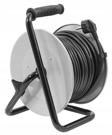 VERKE V70020 PRZEDŁUŻACZ ZWIJANY 3x2,5mm 25m 4 GNIAZDA