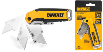 DeWALT DWHT10429 NÓŻ SKŁADANY TRAPEZ + 5 OSTRZY