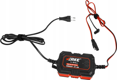 VERKE V80025 PROSTOWNIK ŁADOWARKA AKUMULATORA 6V 12V 1A
