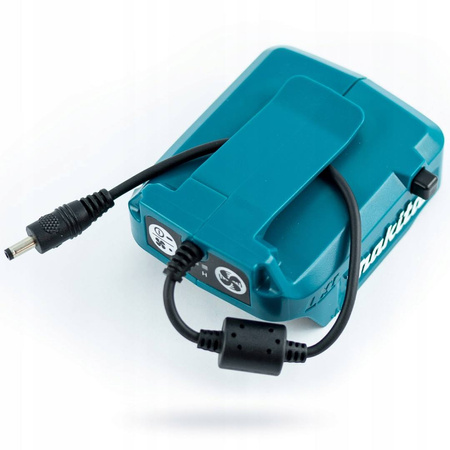 MAKITA 198634-2 ADAPTER AKUMULATORA DO ZASILANIA KURTKI WENTYLOWANEJ 18V LXT Z USB