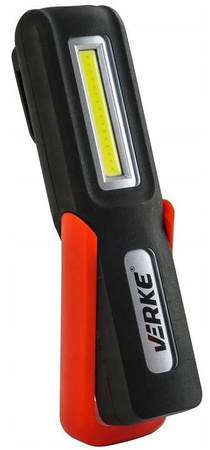 VERKE V87500 LATARKA WARSZTATOWA LAMPKA USB LED COB 3W+3W