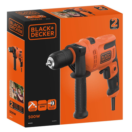 BLACK DECKER BEH200 WIERTARKA UDAROWA 500W