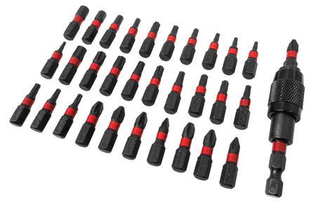 VERKE V39204 ZESTAW BITÓW UDAROWYCH 32 SZTUK