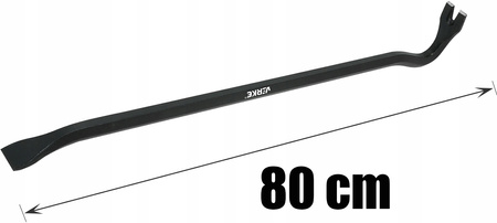 VERKE V05082 ŁOM PODWÓJNIE GIĘTY 800 x 17mm