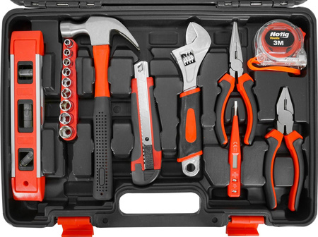 NOTIG N4800 ZESTAW NARZĘDZI KLUCZY 110 EL. WALIZKA