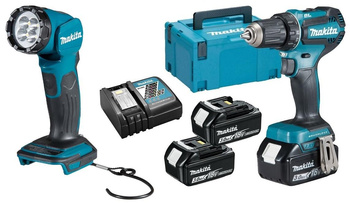 MAKITA DLX2349J WKRĘTARKA DDF485 LATARKA 3x3,0Ah