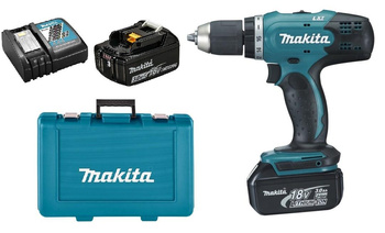 MAKITA DDF453RFE AKU WKRĘTARKA 18V 2x3,0Ah WALIZKA