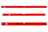 PRO 3-01-01-A1-Z05 ZESTAW POZIOMNIC PRO600 CZERWONA 80,100,120CM