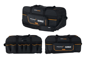 DEWALT DWST83522-9 TORBA NARZĘDZIOWA 28" NA KOŁACH Z UCHWYTEM TELESKOPOWYM EDYCJA MCLAREN