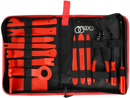 VERKE V86291 ZESTAW ŚCIĄGACZY ŚCIAGACZE DO TAPICERKI 19 pc