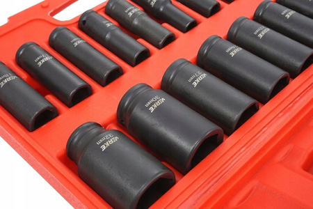 VERKE V39462 ZESTAW NASADEK UDAROWYCH 1/2" 10-32mm