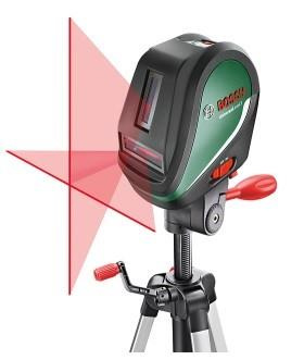 BOSCH Laser krzyżowy + statyw UNIVERSAL LEVEL3 SET