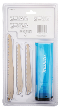 MAKITA B-44432 Zestaw Brzeszczotów do piły szablastej posuwowej 6 sztuk