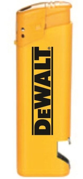 ZAPALNICZKA ŻÓŁTA Z OTWIERACZEM z logo DeWALT