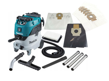 MAKITA VC4210M ODKURZACZ 1200W + WORKI FLIZELINOWE 5 szt. W107418353