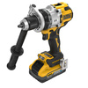 DEWALT DCD1007H2T 18V XR BEZSZCZOTKOWA WIERTARKO-WKRĘTARKA UDAROWA 180 Nm POWERSTACK 2x5,0Ah